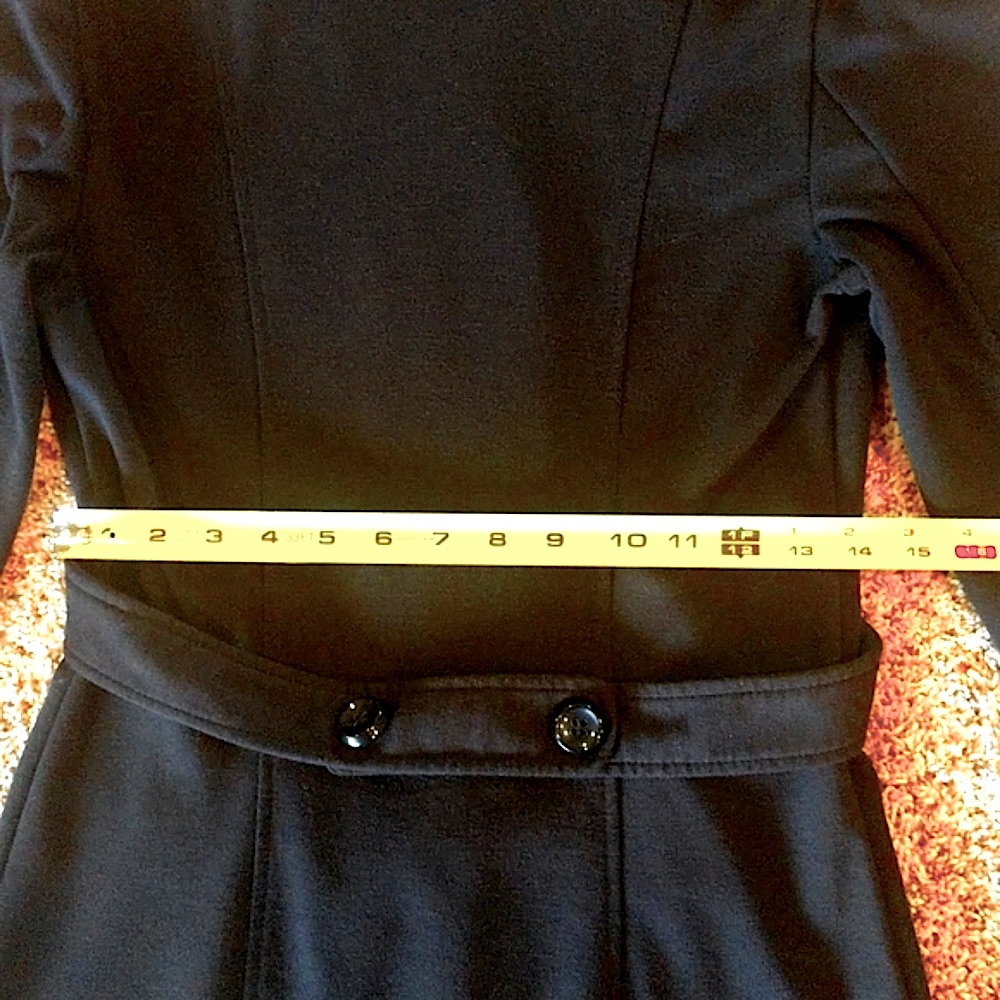 HeartSoul pea jacket. Button closure & mock pockets for dress or casual attire. - Picture 6 of 11